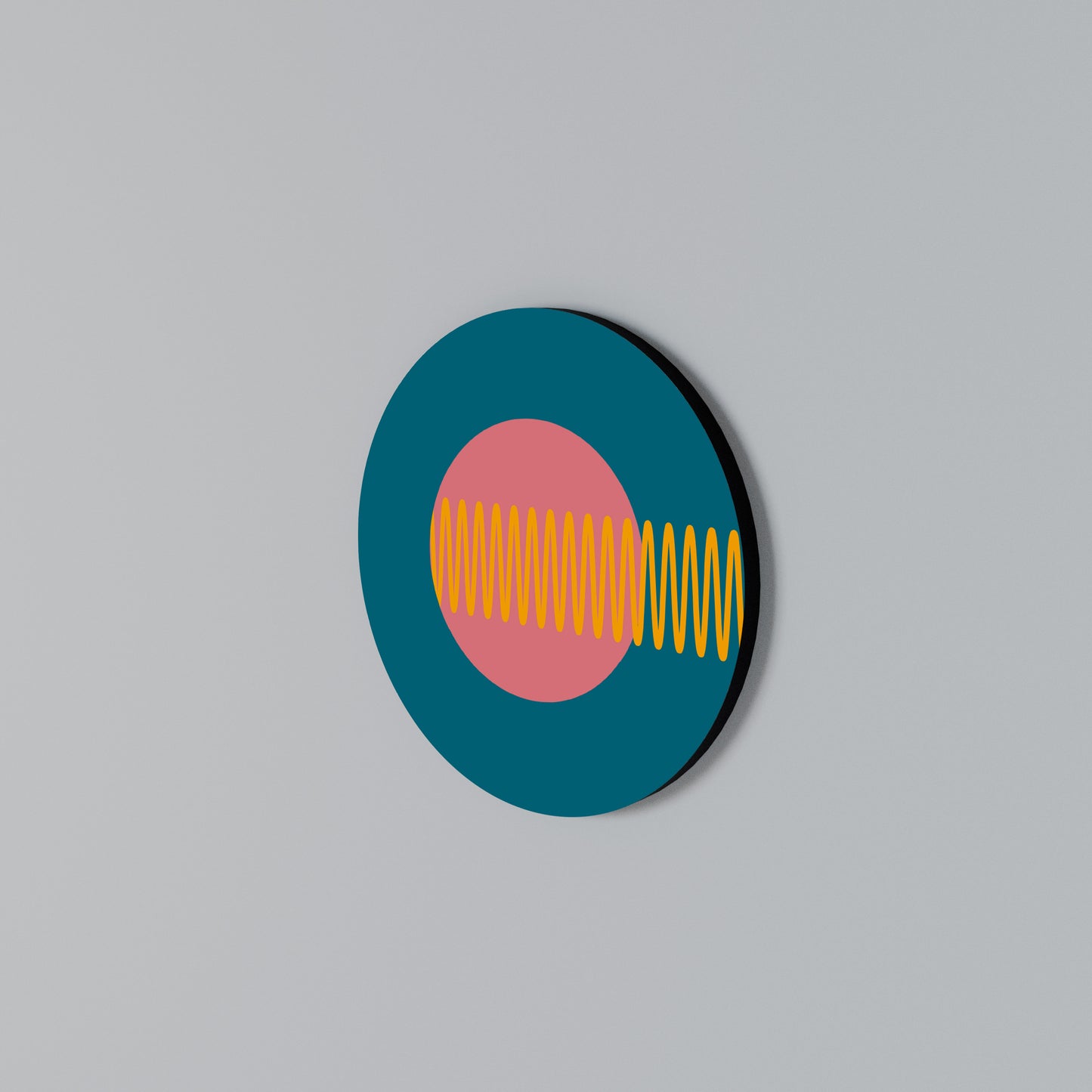 SOUND SOURCE Kulatá nástěnná dekorace