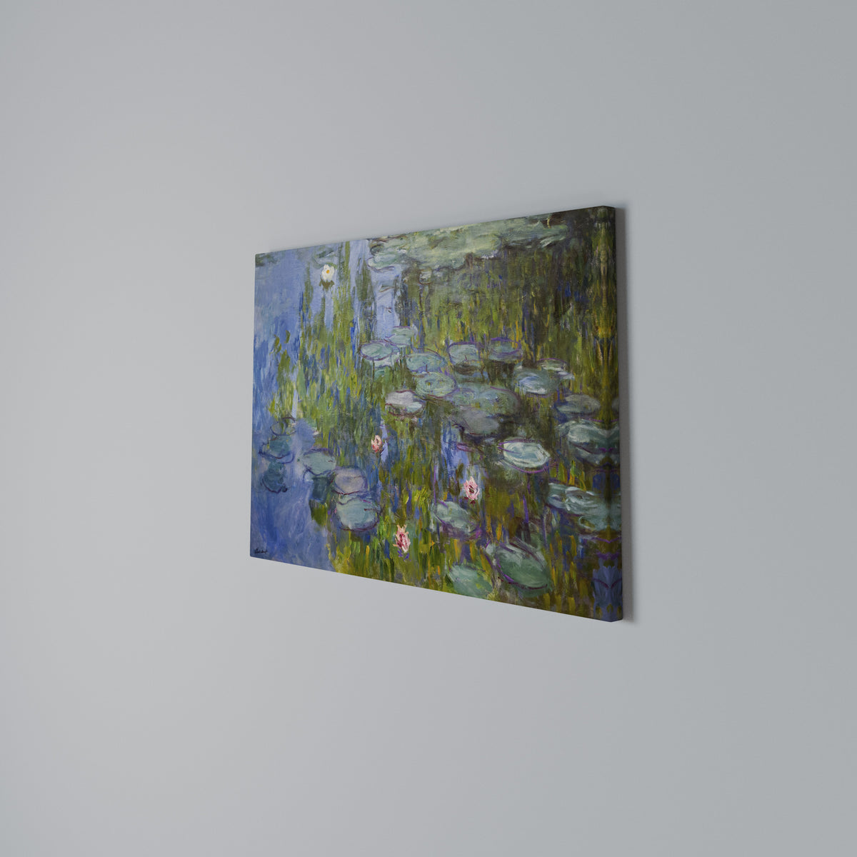 WATER LILIES Horizontal Canvas Print