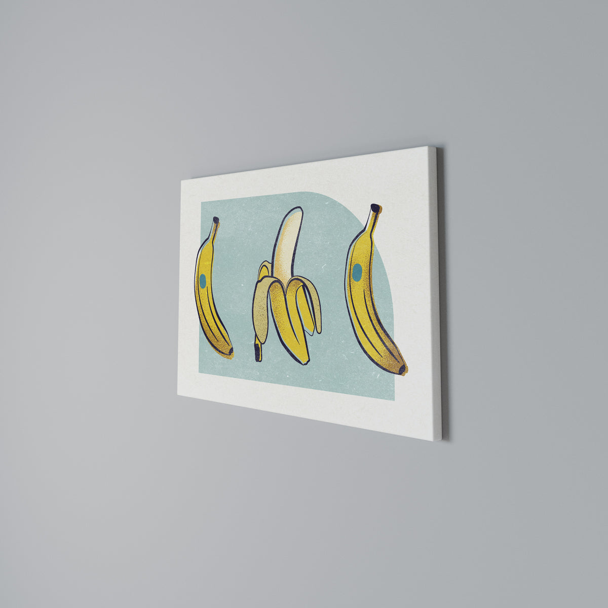 BOLD BANANA BOUQUET Horizontal Canvas Print