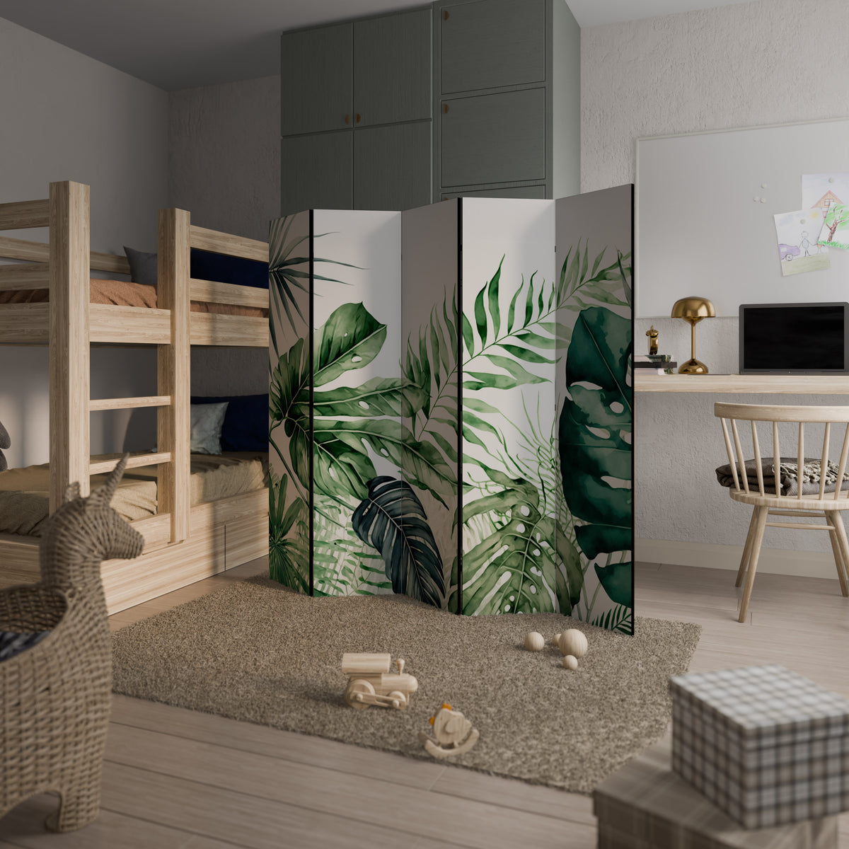 MONSTERA DREAM 5dílný paraván