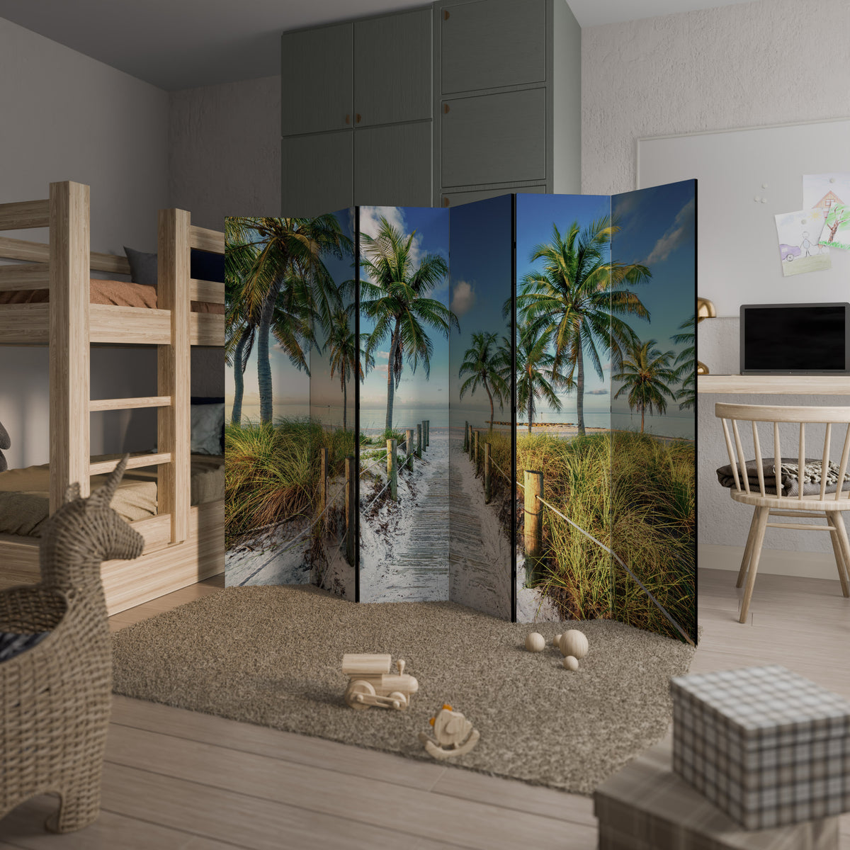 BREEZY COASTAL RETREAT 6dílný paraván
