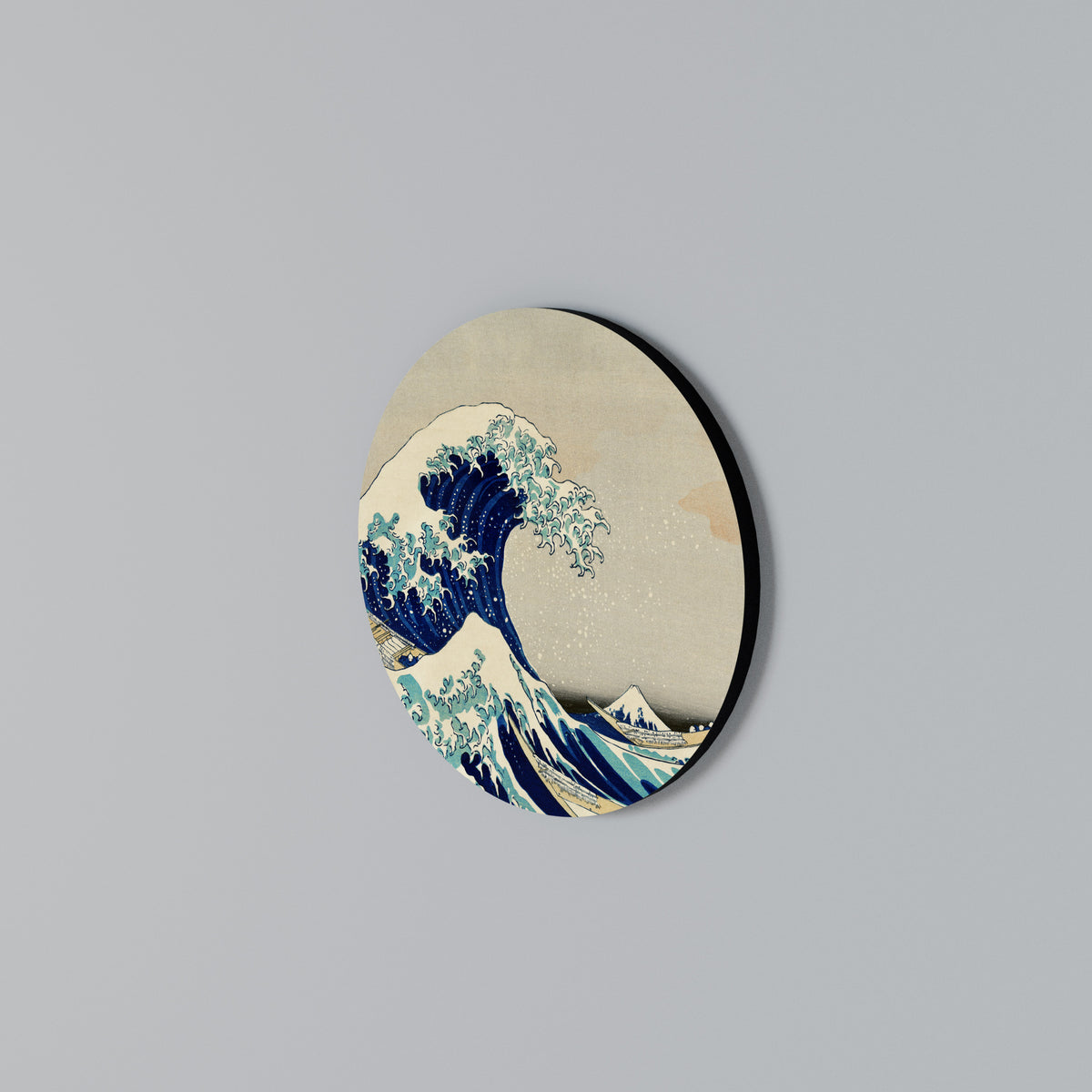 THE GREAT WAVE Kulatá nástěnná dekorace