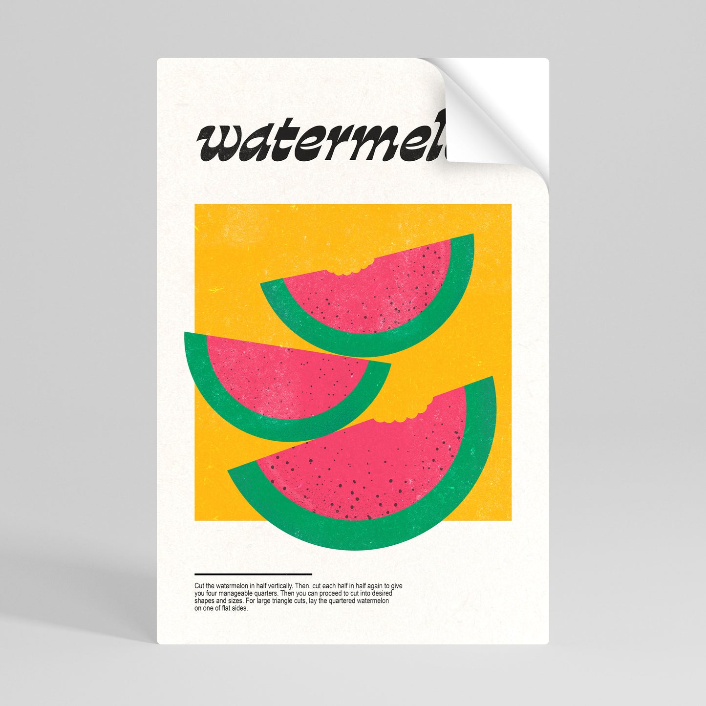 WATERMELON WHIMSY Svislý samolepicí plakát