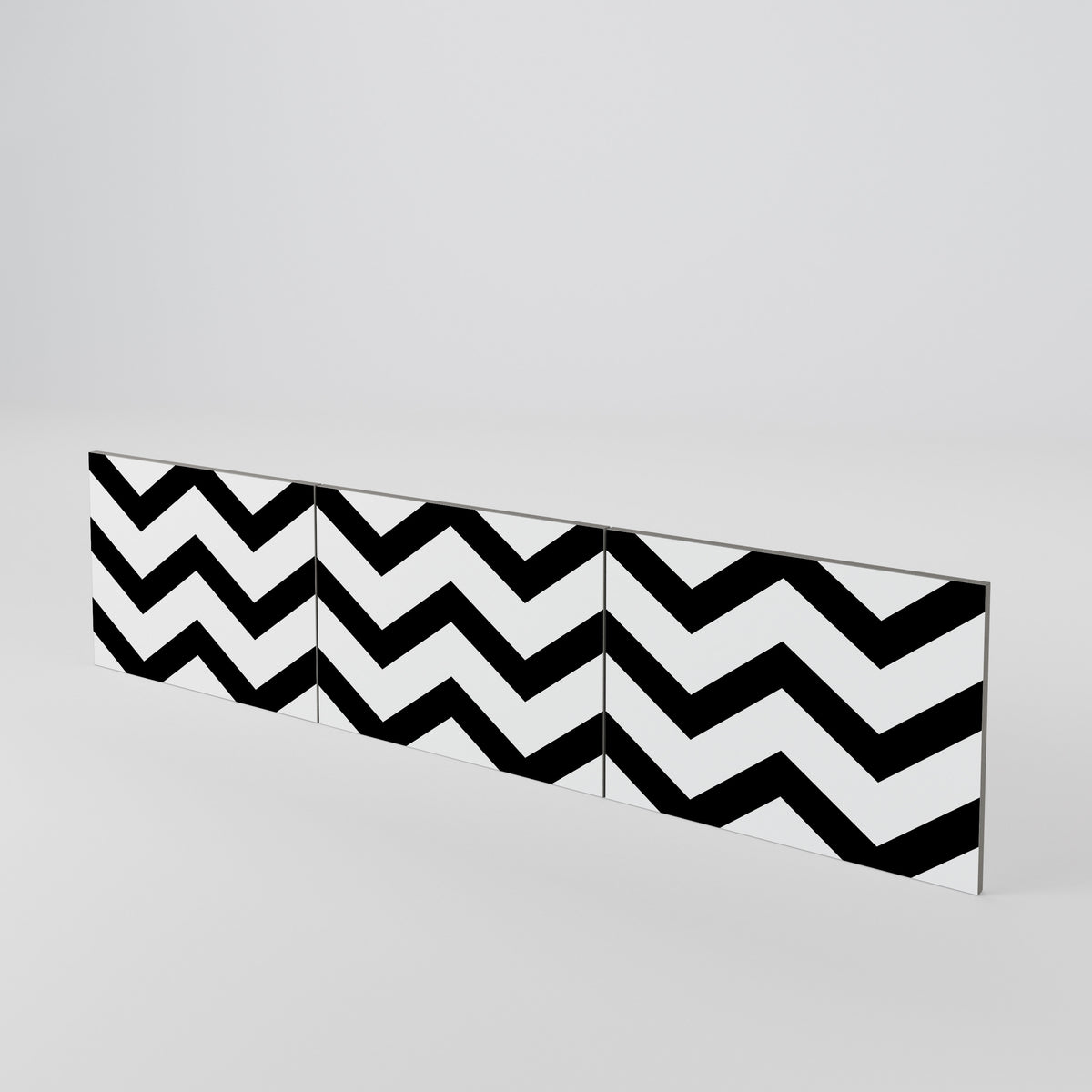 CLASSIC ZIG ZAG Sada 3 ks dvířek k TV stolku