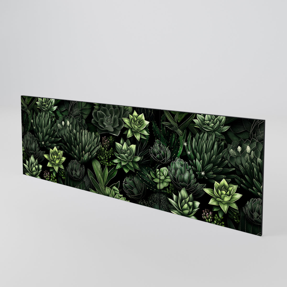 SUCCULENT JUNGLE Sada 3 ks dvířek ke komodě