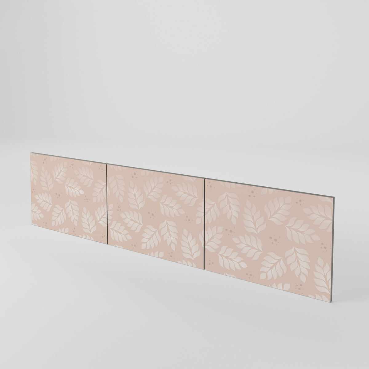 LEAVES ON BEIGE Sada 3 ks dvířek k TV stolku