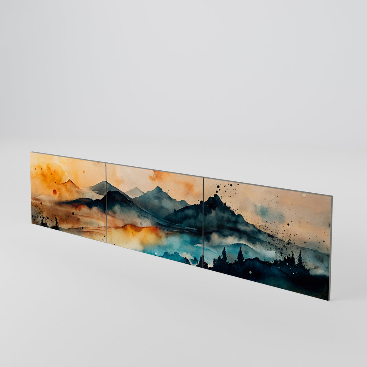 OMINOUS MOUNTAINS Sada 3 ks dvířek k TV stolku