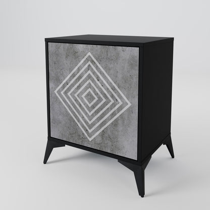 POLYGONAL ARTISTRY Jednodveřová komoda