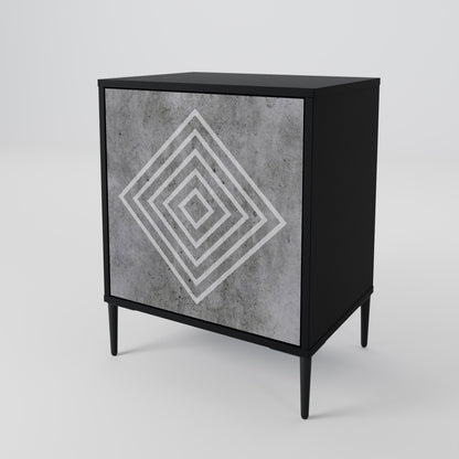 POLYGONAL ARTISTRY Jednodveřová komoda