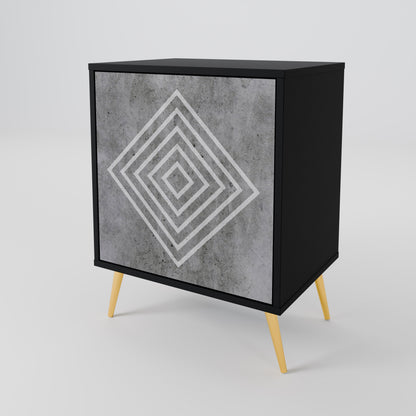 POLYGONAL ARTISTRY Jednodveřová komoda
