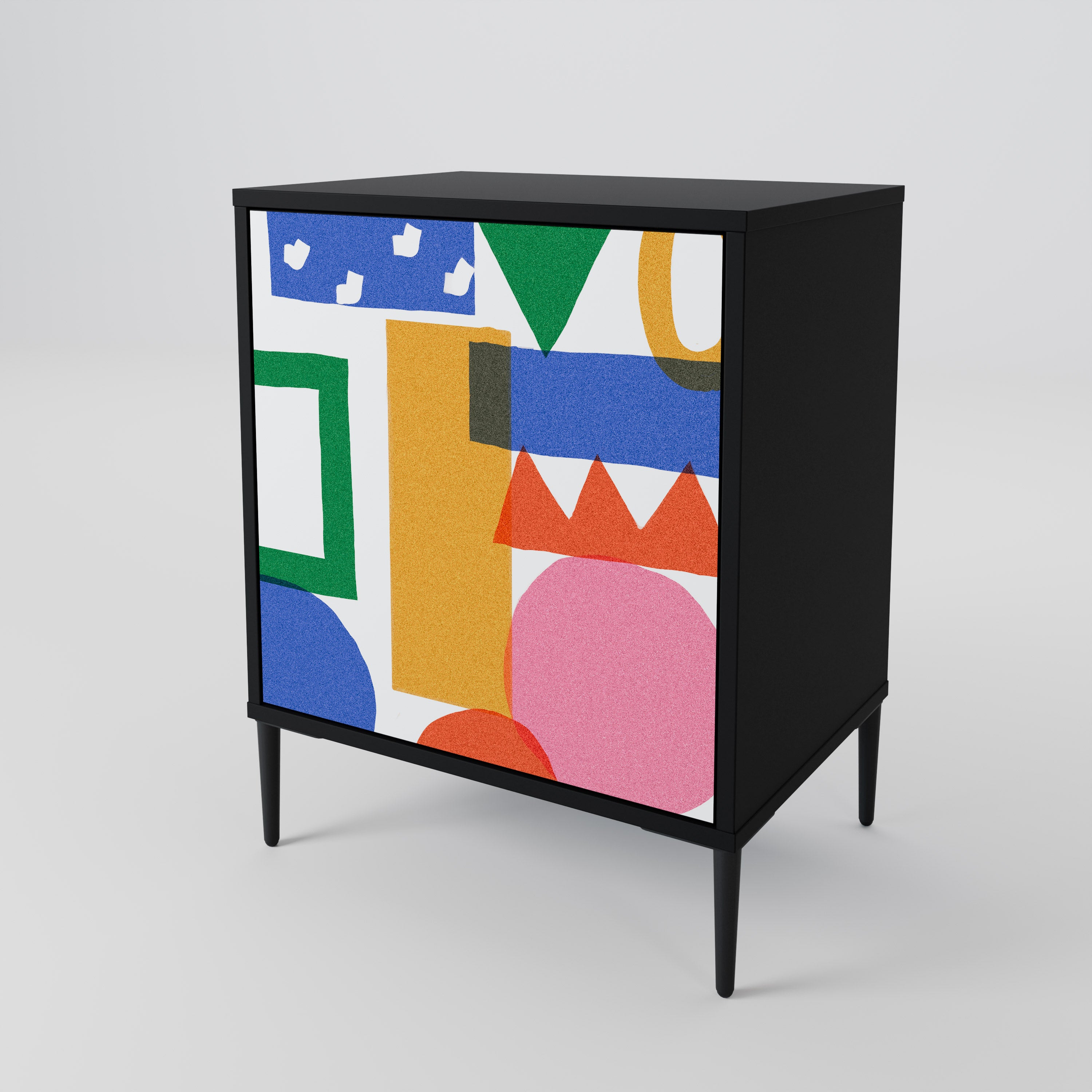 GEOMETRIC GLIMMER 1-Door Sideboard