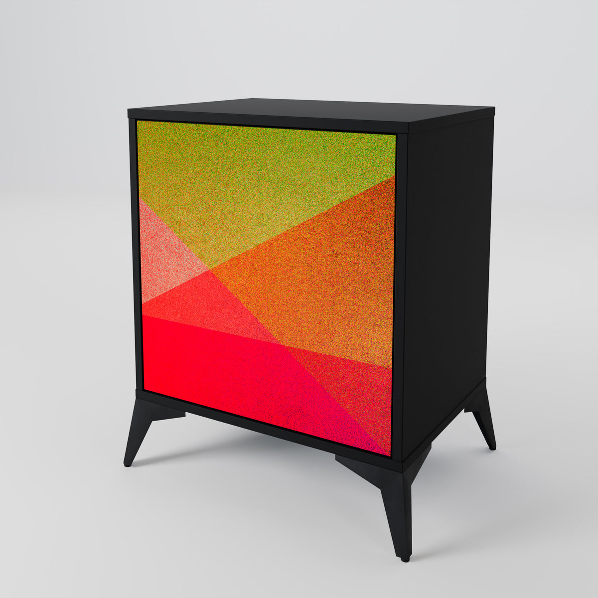 VIVID GEOMETRY Jednodveřová komoda