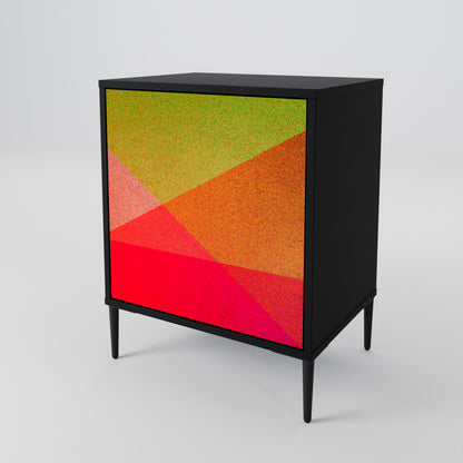 VIVID GEOMETRY Jednodveřová komoda