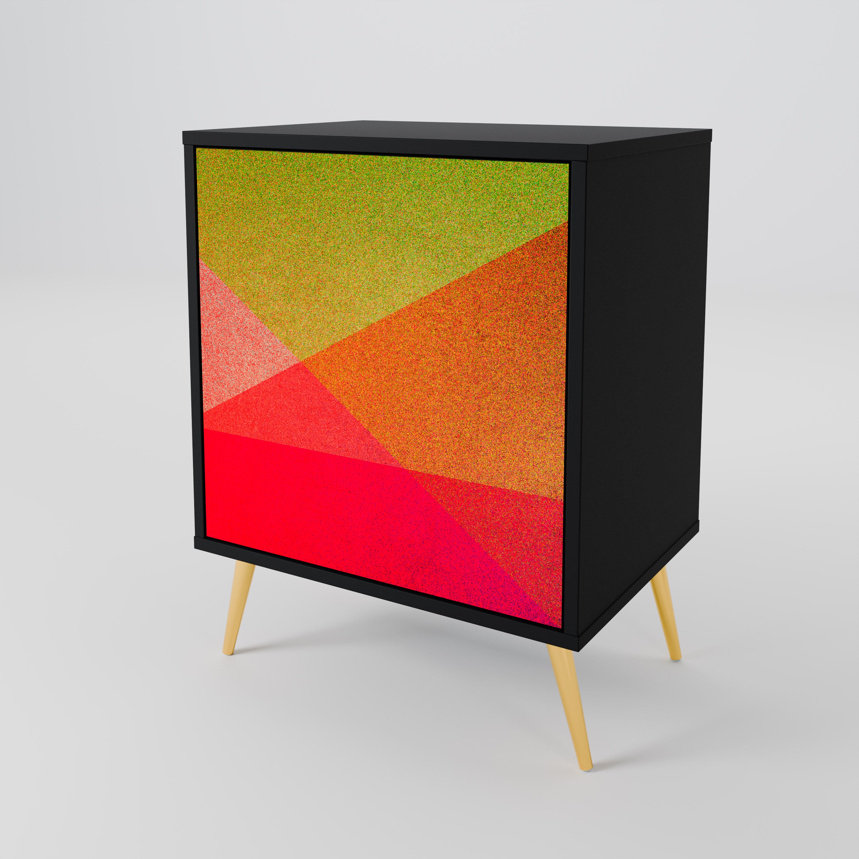 VIVID GEOMETRY 1-Door Sideboard