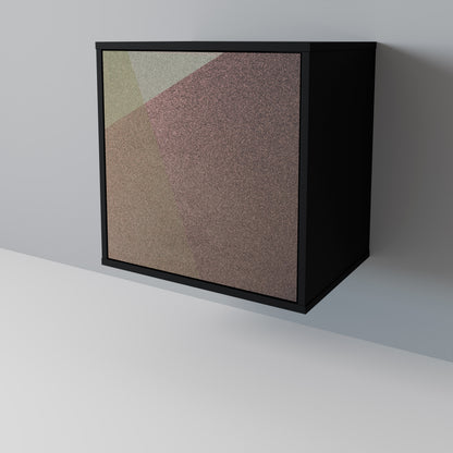 BEIGE GEOMETRY Jednodveřová komoda
