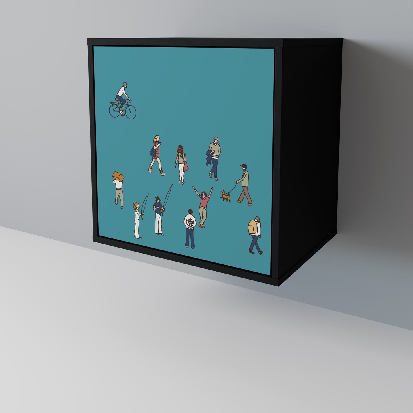 COLLECTIVE STREAM Jednodveřová komoda