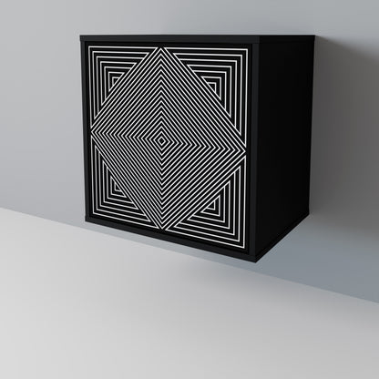 POLYGON ILLUSION Jednodveřová komoda