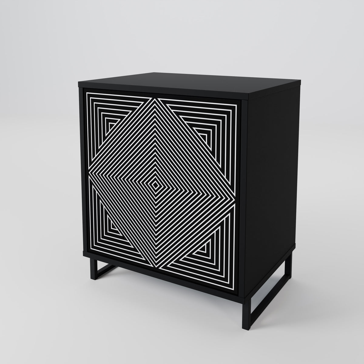 POLYGON ILLUSION Jednodveřová komoda