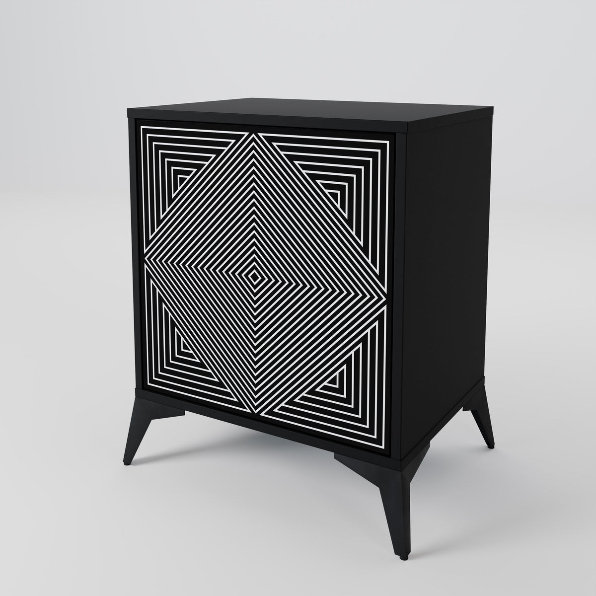 POLYGON ILLUSION Jednodveřová komoda