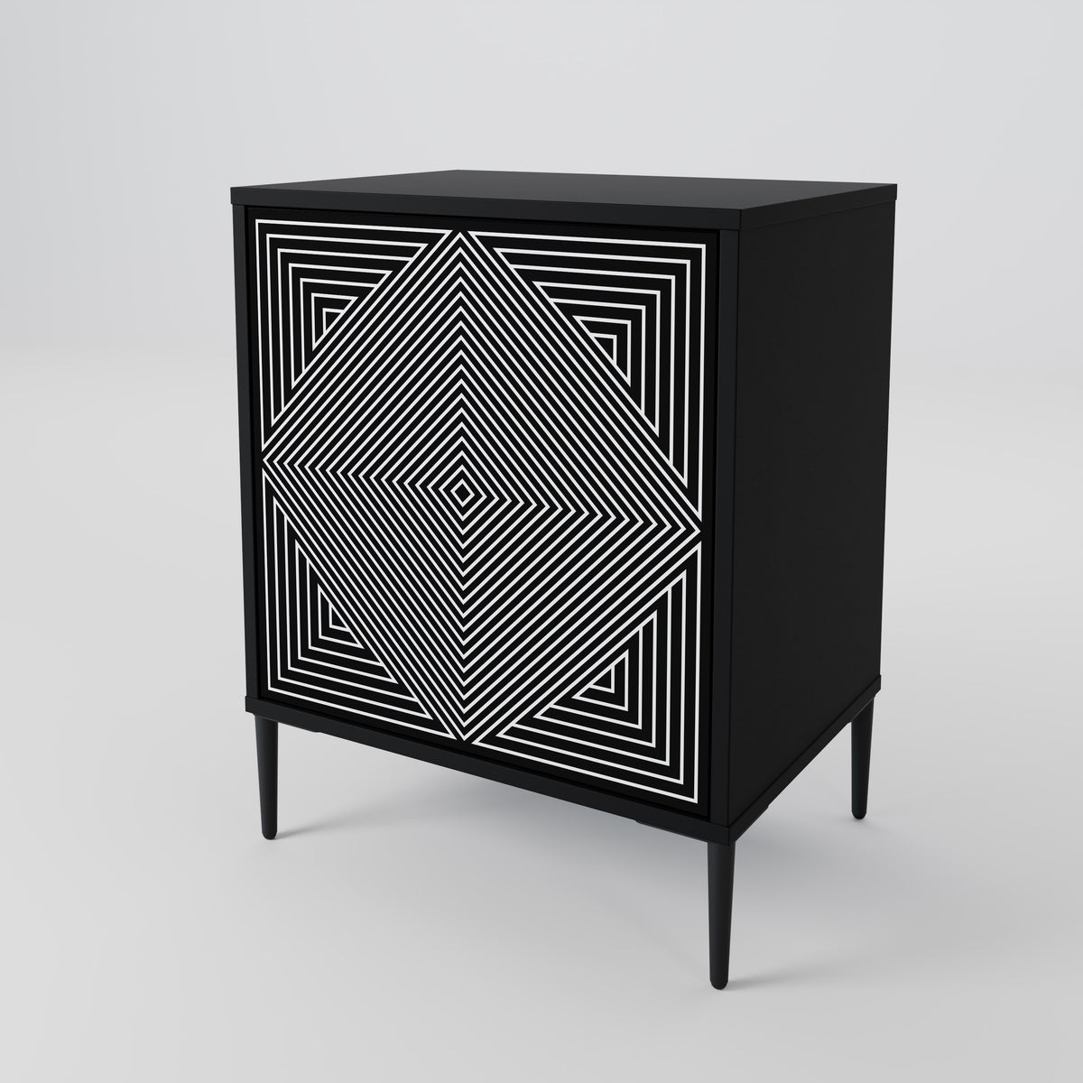 POLYGON ILLUSION Jednodveřová komoda