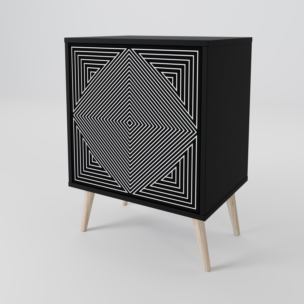 POLYGON ILLUSION Jednodveřová komoda