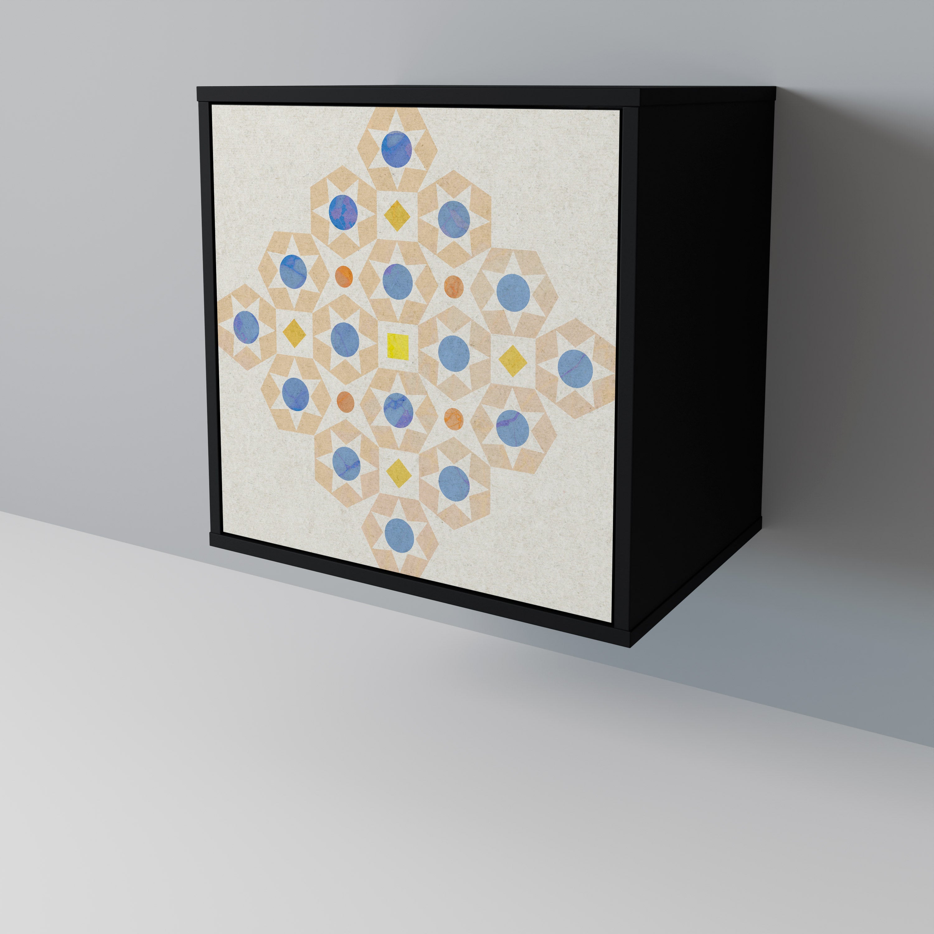 PATTERNED PRISM 1-Door Sideboard