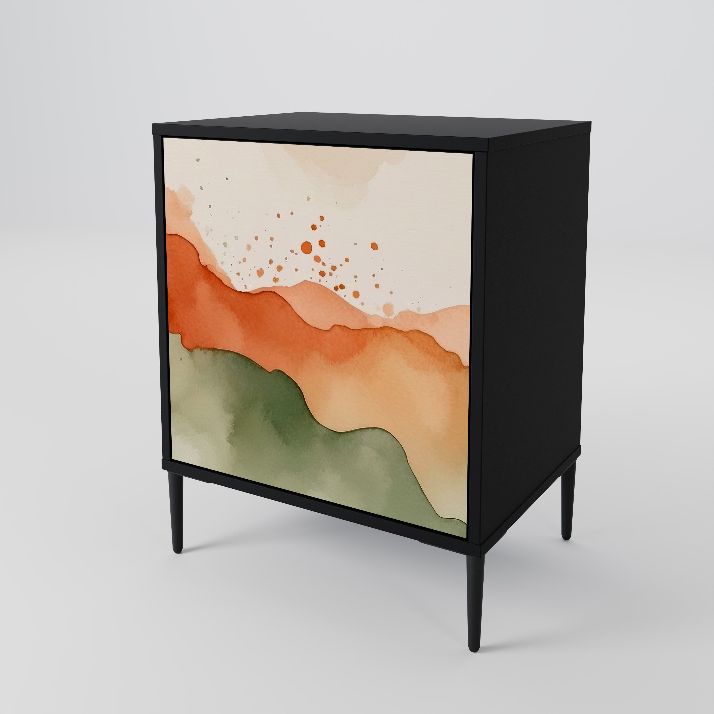 WATERCOLOUR PEAKS 1-Door Sideboard