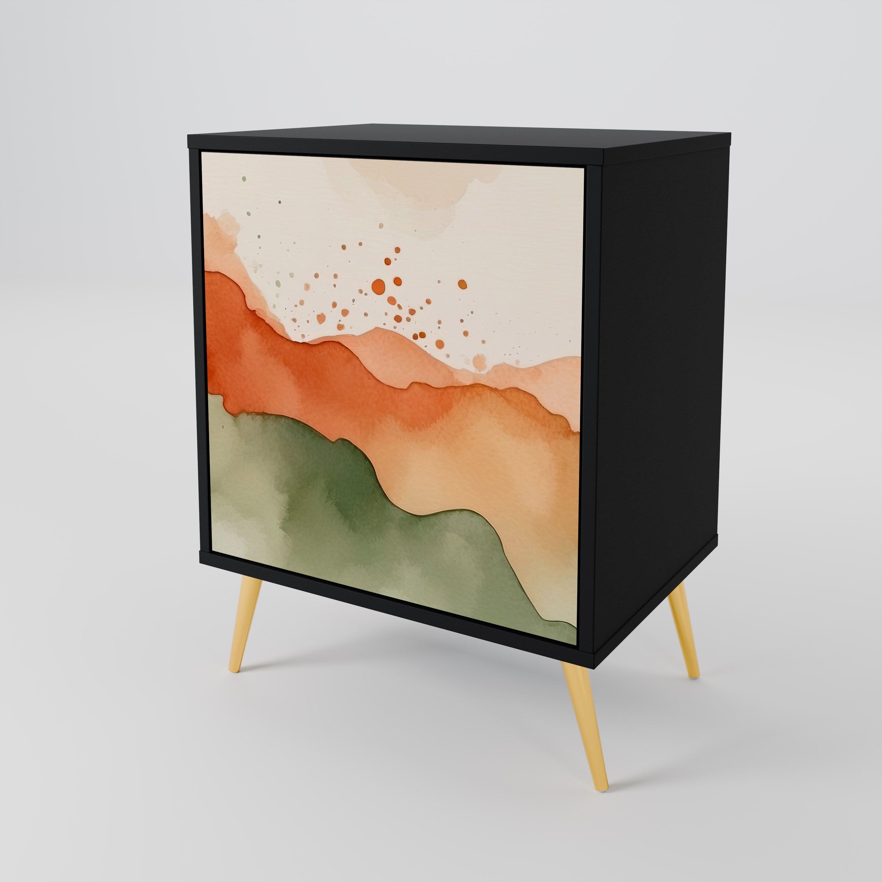 WATERCOLOUR PEAKS 1-Door Sideboard