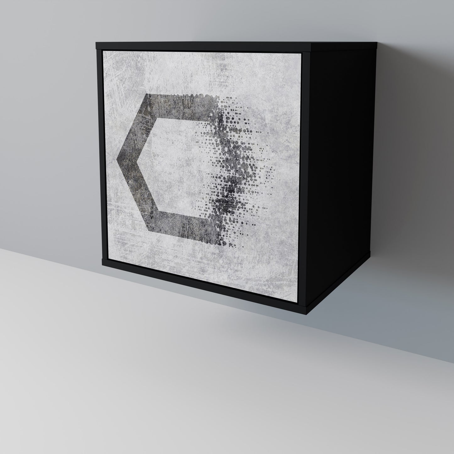 HEXAGONAL FIGURES Jednodveřová komoda