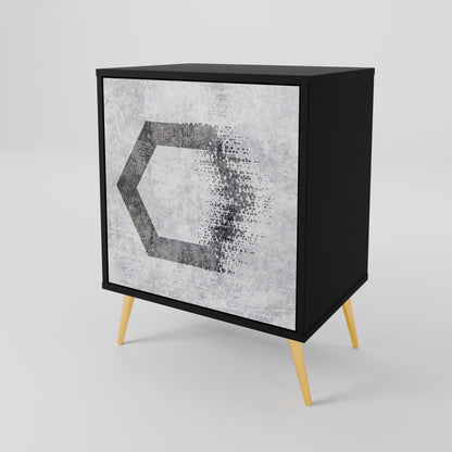 HEXAGONAL FIGURES Jednodveřová komoda