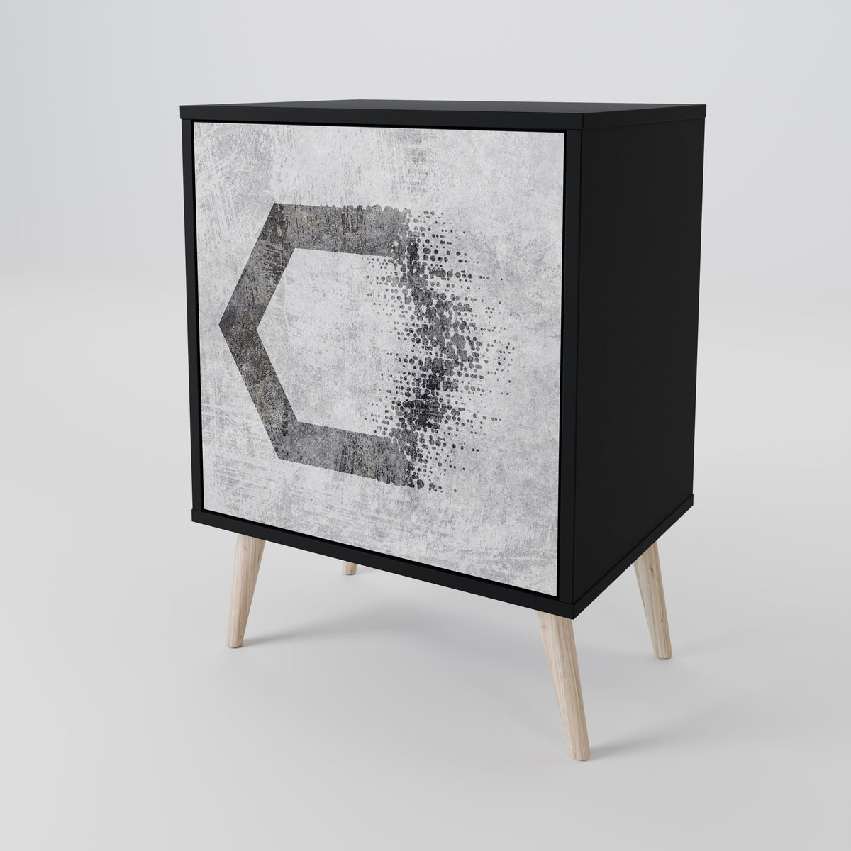 HEXAGONAL FIGURES Jednodveřová komoda