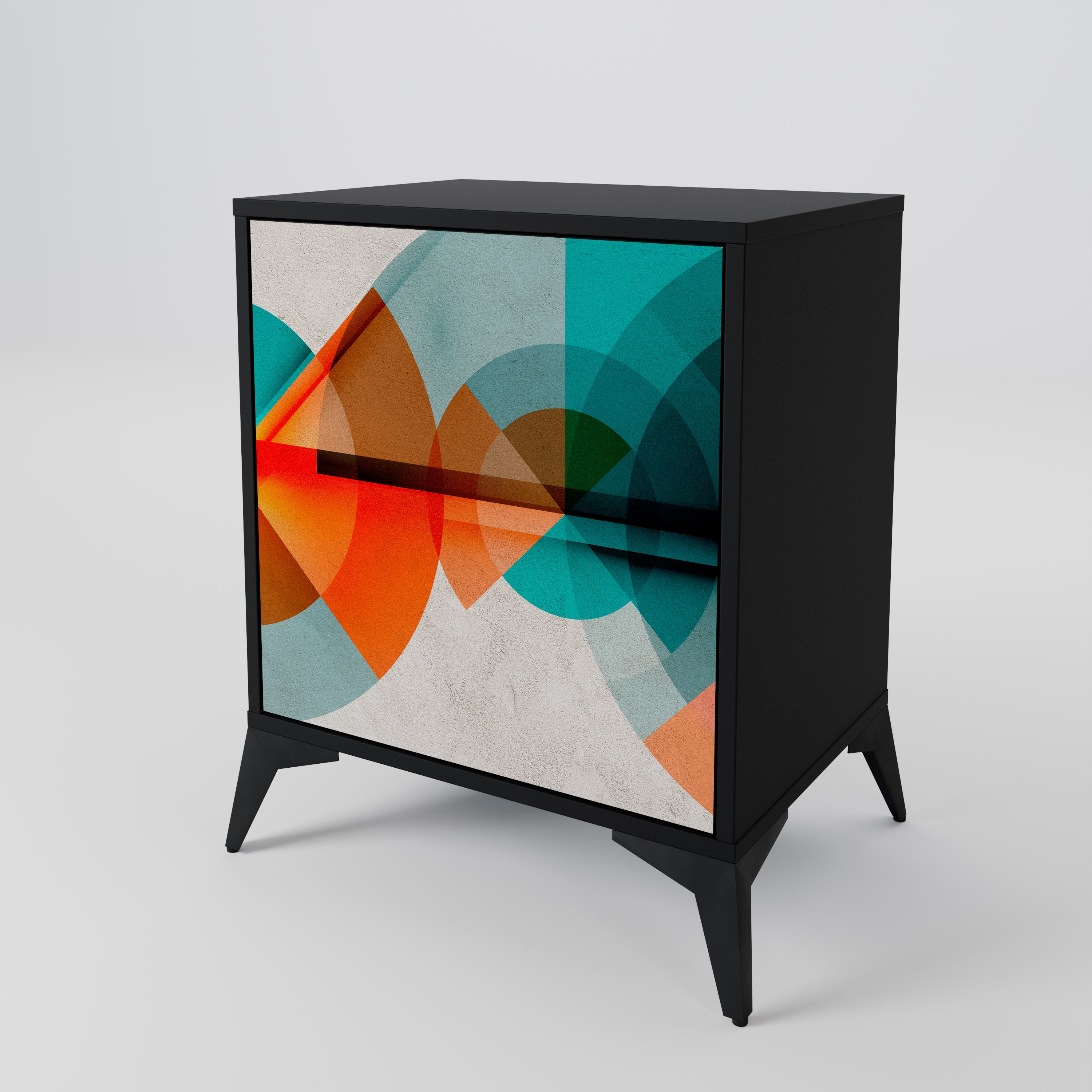 CIRCULAR RHAPSODY 1-Door Sideboard