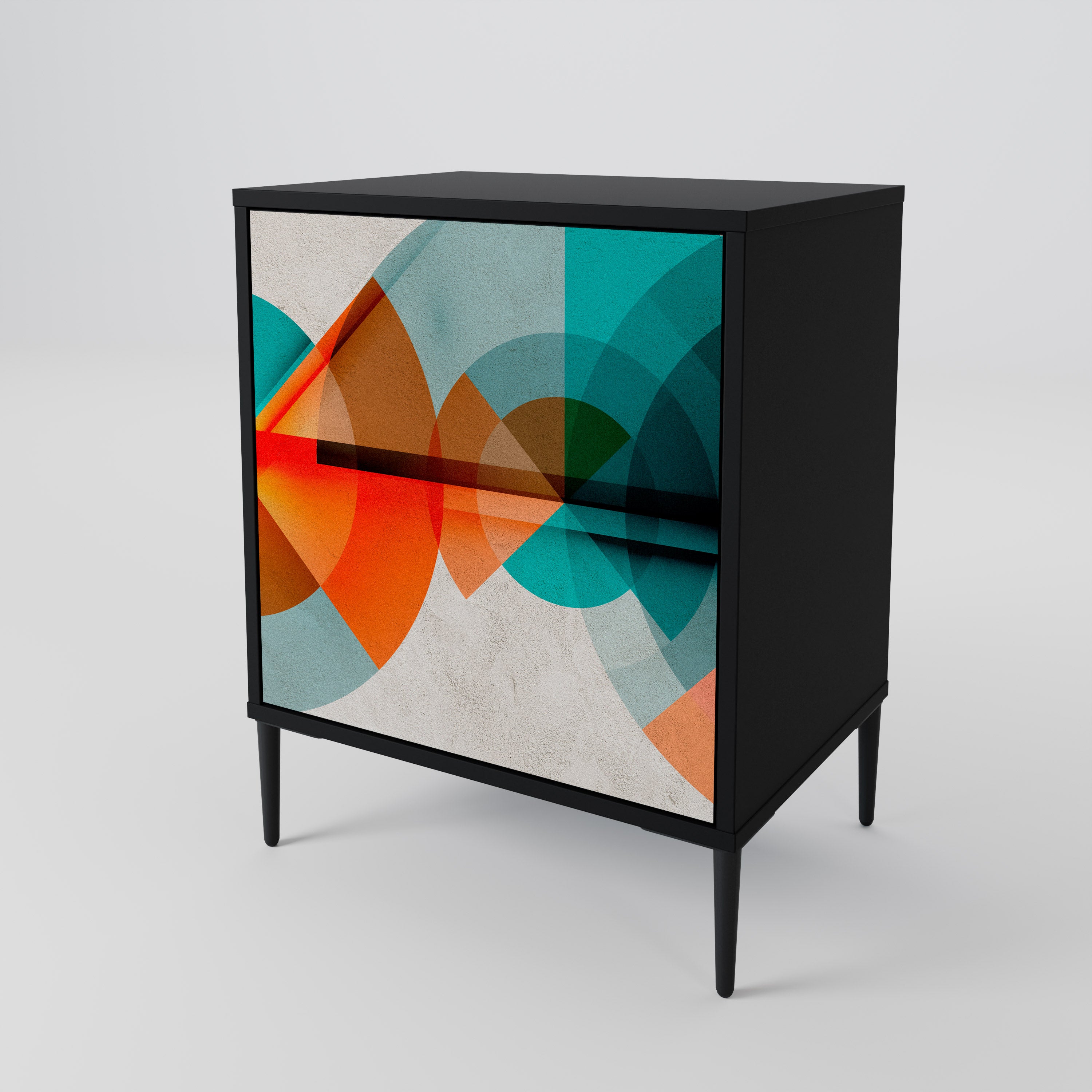 CIRCULAR RHAPSODY 1-Door Sideboard
