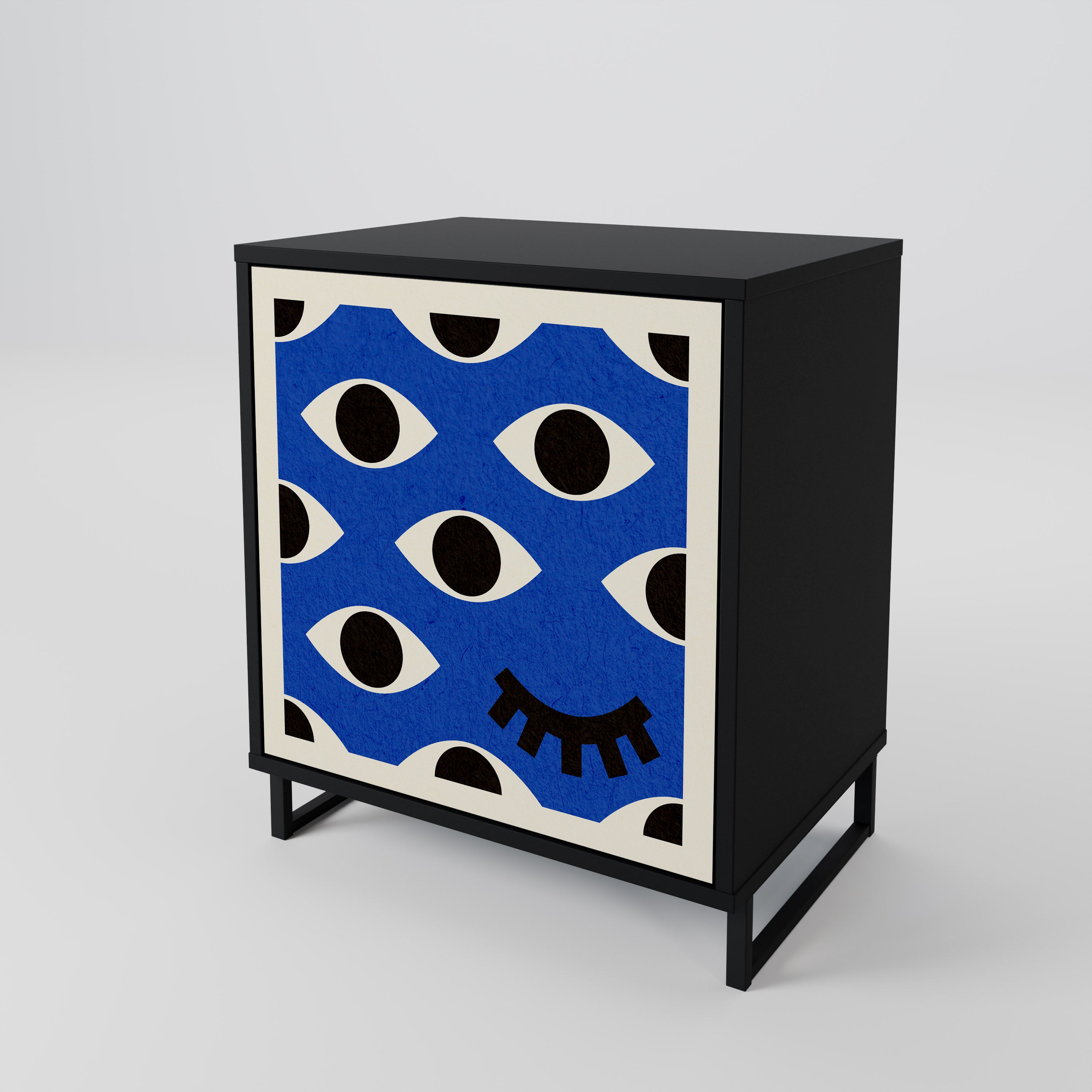 GEOMETRIC EYES 1-Door Sideboard