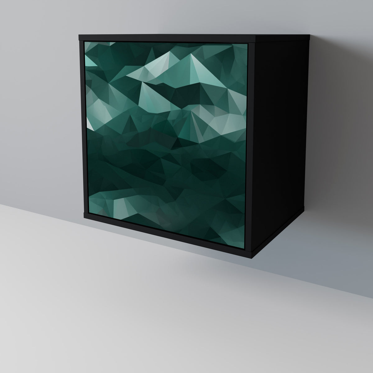 POLYGONAL FLOATING Jednodveřová komoda