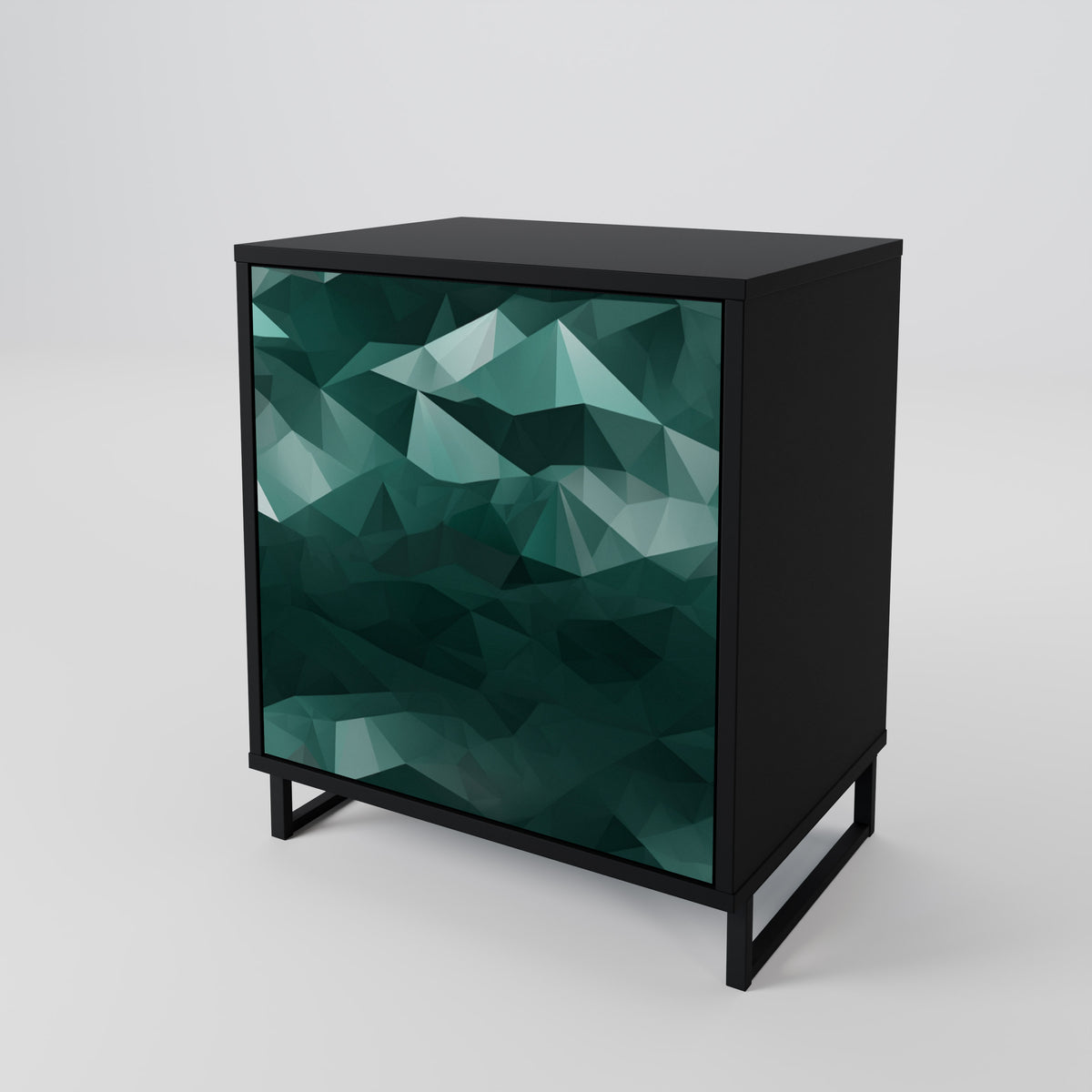 POLYGONAL FLOATING Jednodveřová komoda