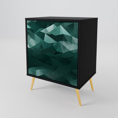 POLYGONAL FLOATING Jednodveřová komoda