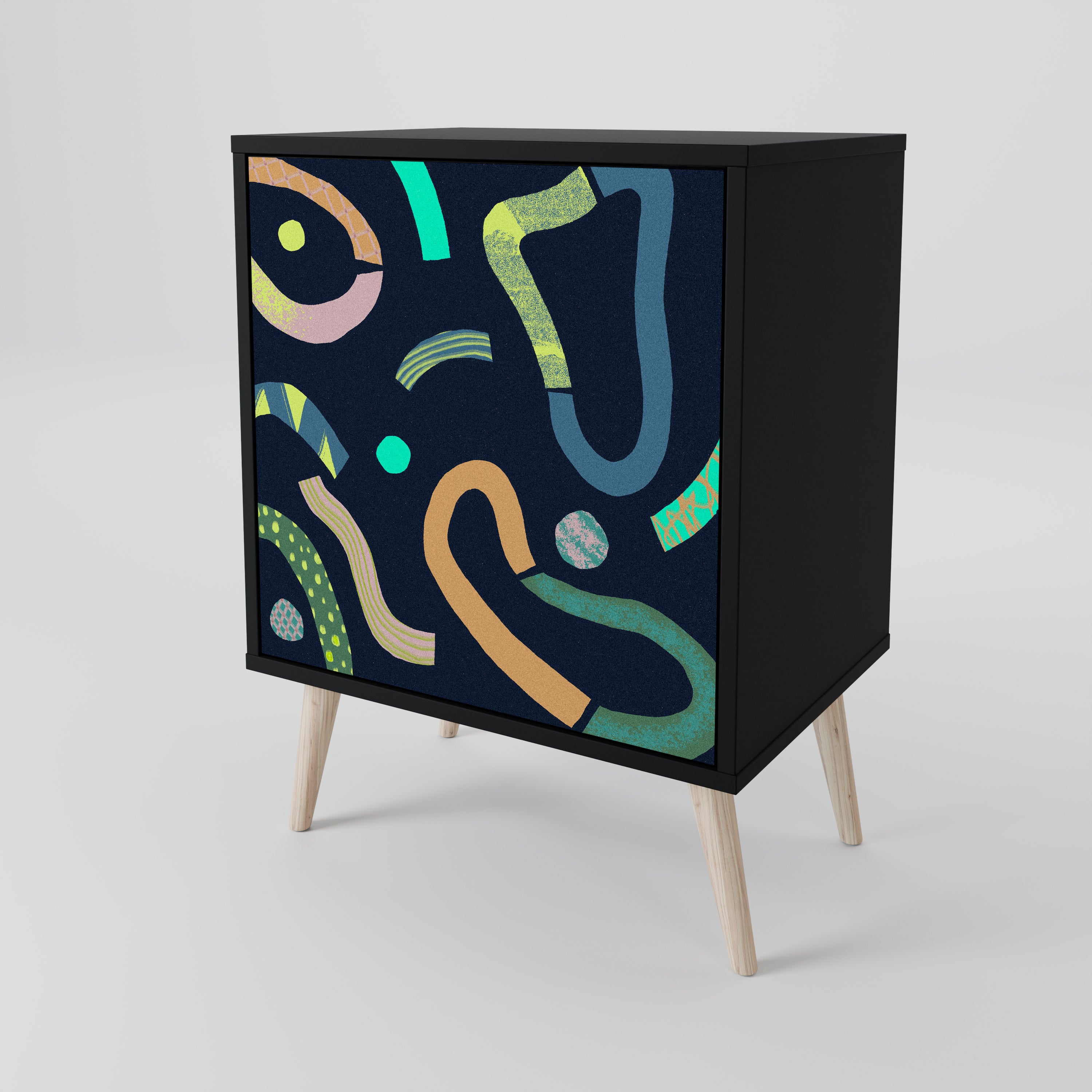 CONTRAST DANCE 1-Door Sideboard