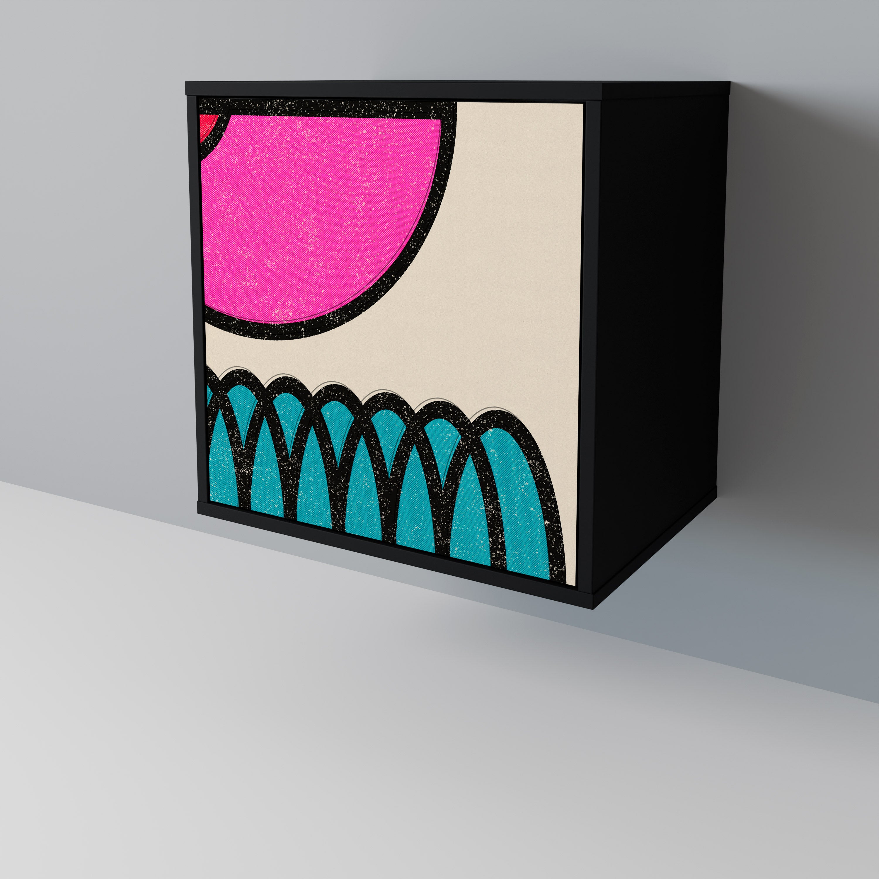 GEOMETRIC RHAPSODY 1-Door Sideboard