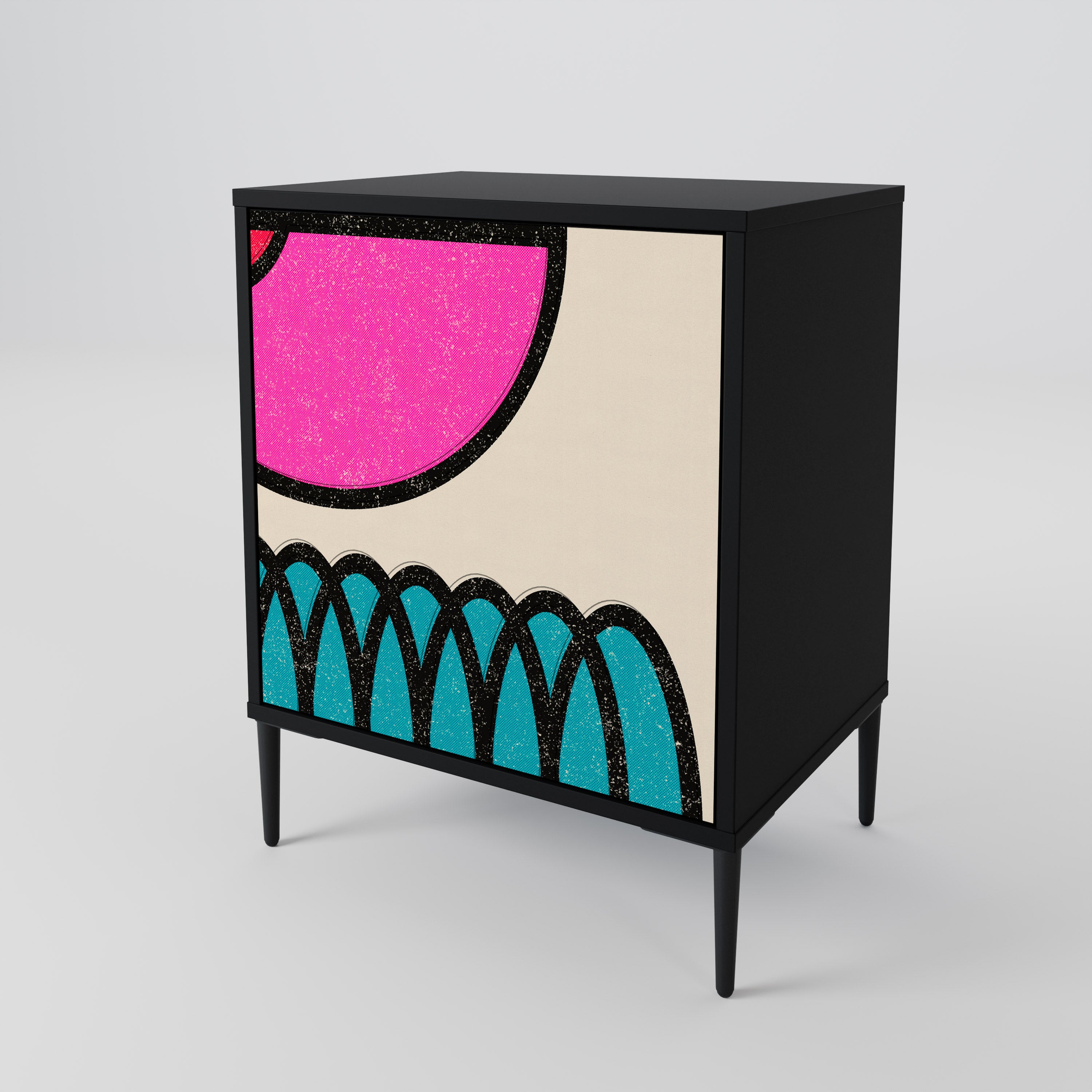 GEOMETRIC RHAPSODY 1-Door Sideboard