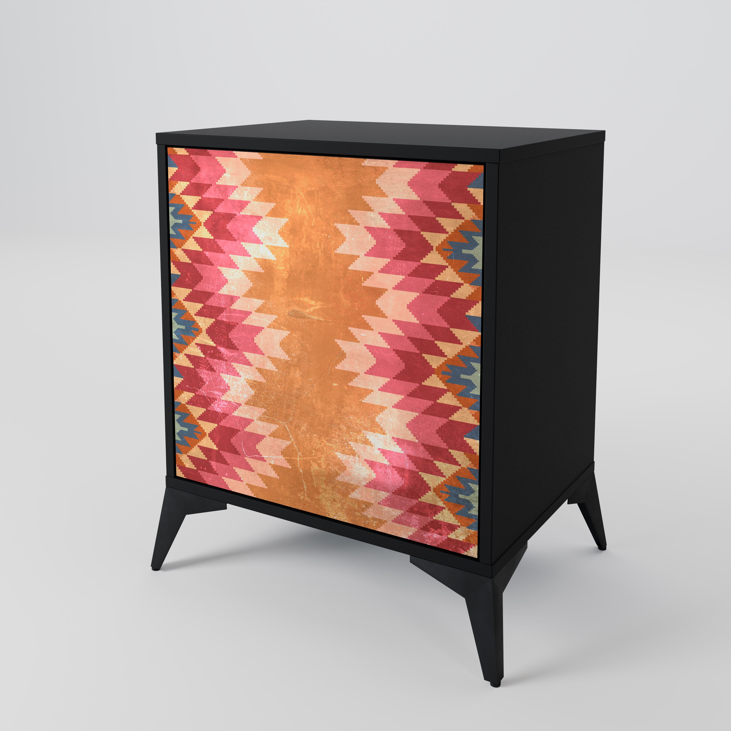 INDIAN FOLK 1-Door Sideboard