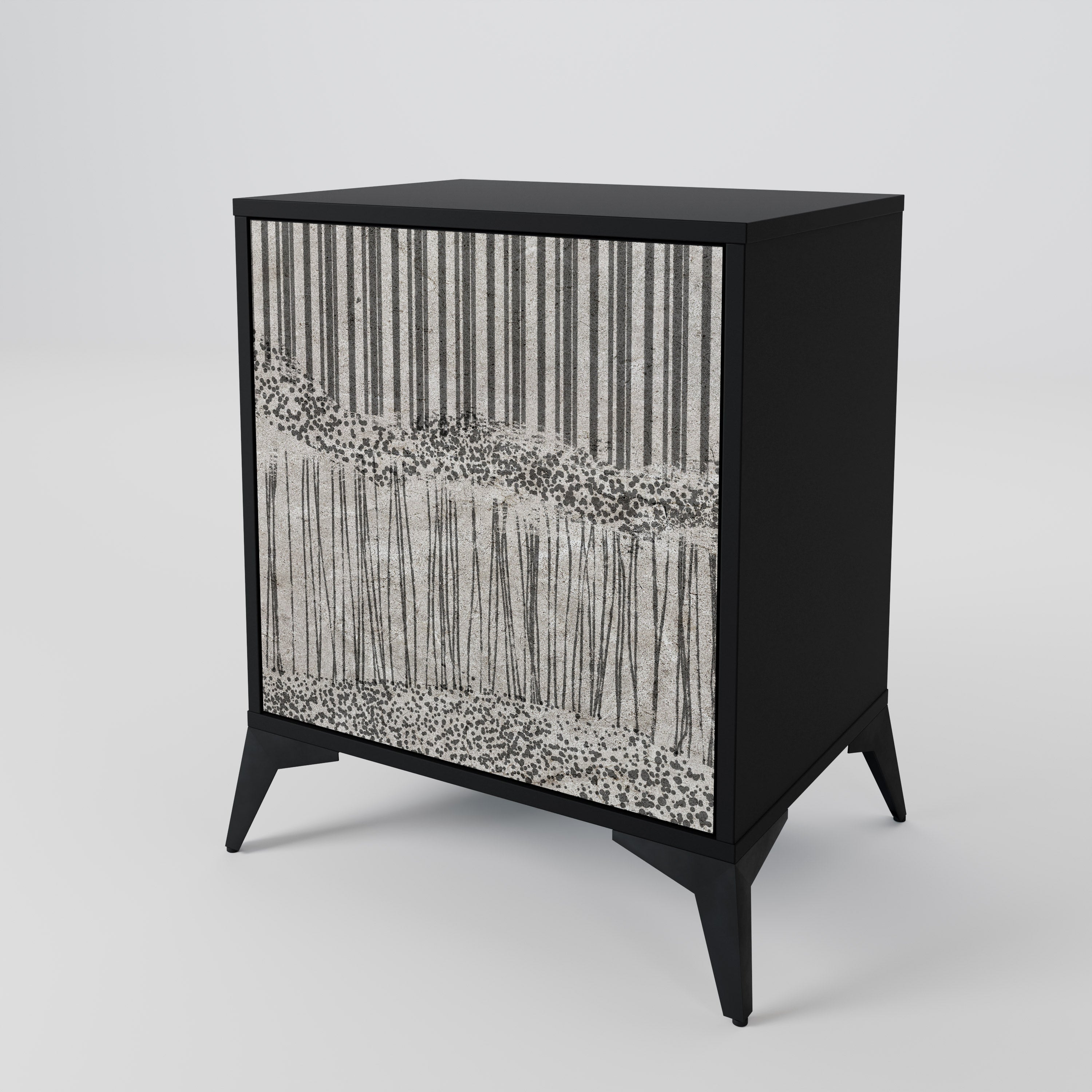 GRAIN LINES 1-Door Sideboard