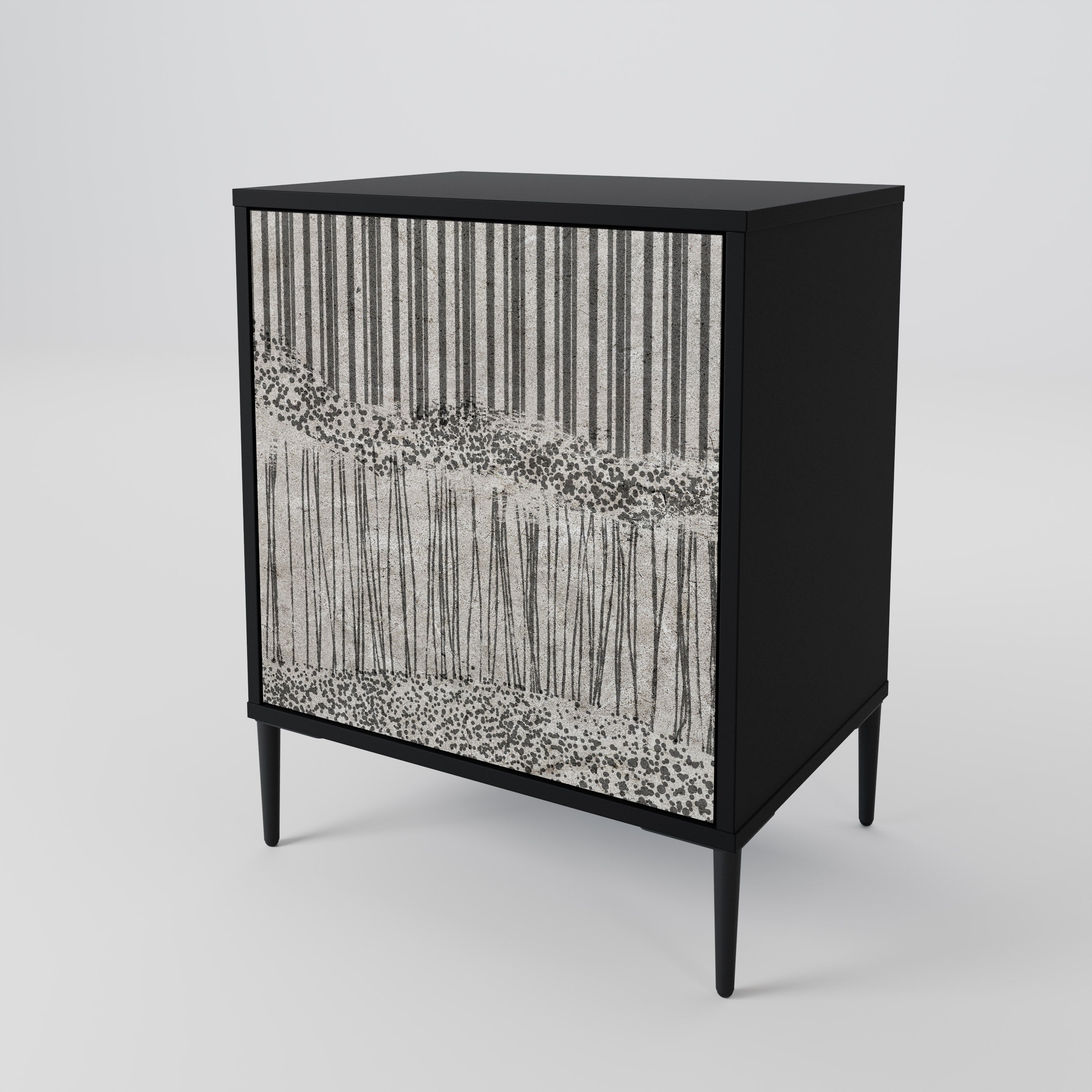 GRAIN LINES 1-Door Sideboard