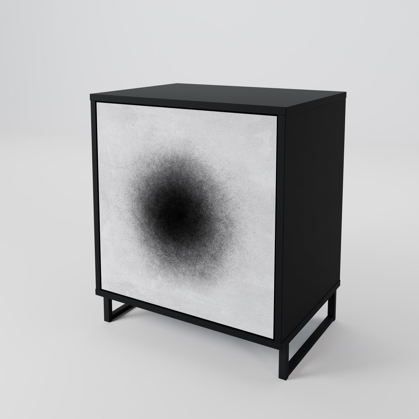 BLACK HOLE Jednodveřová komoda