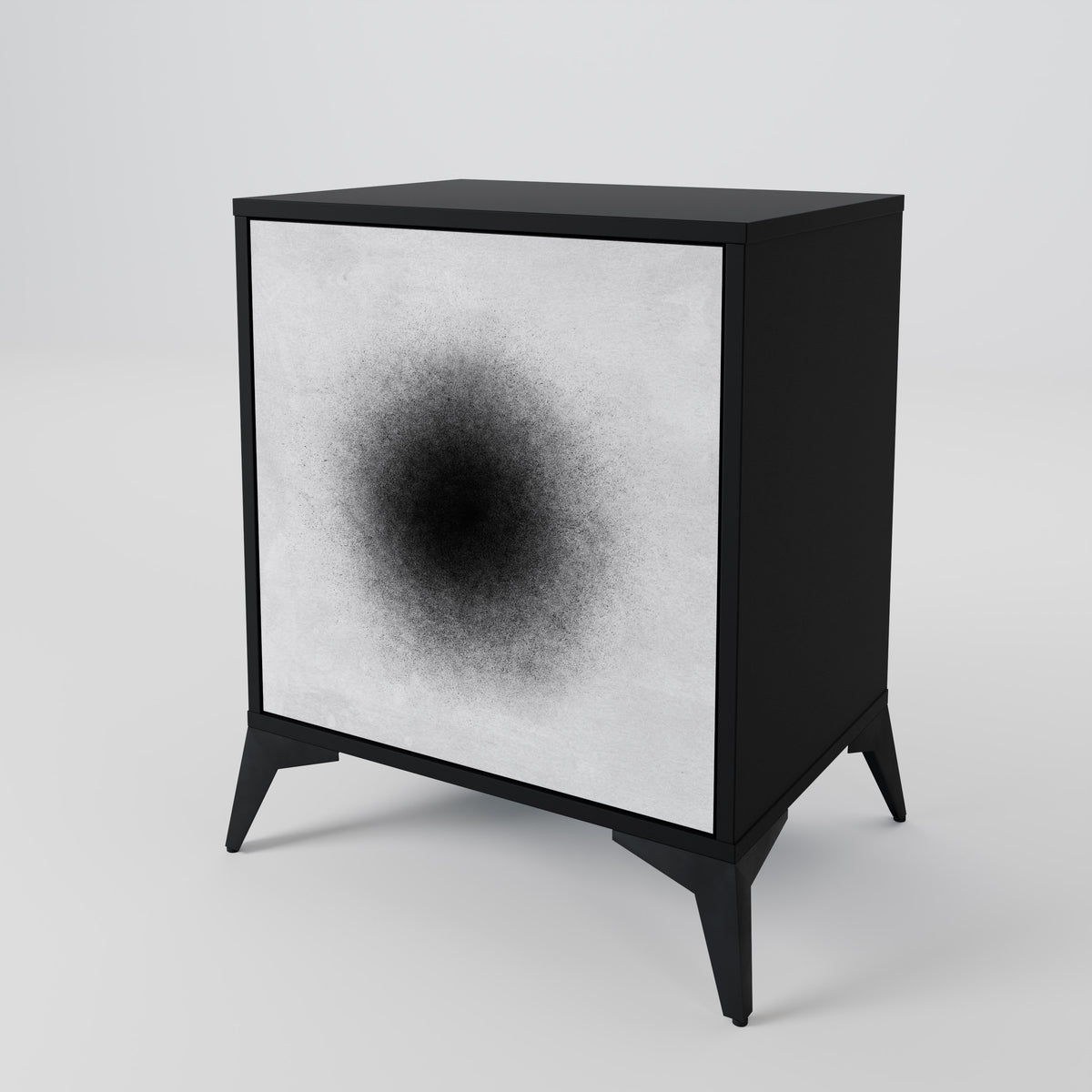 BLACK HOLE Jednodveřová komoda