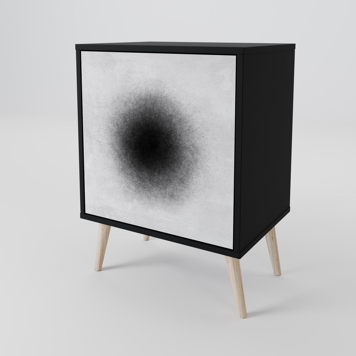 BLACK HOLE Jednodveřová komoda