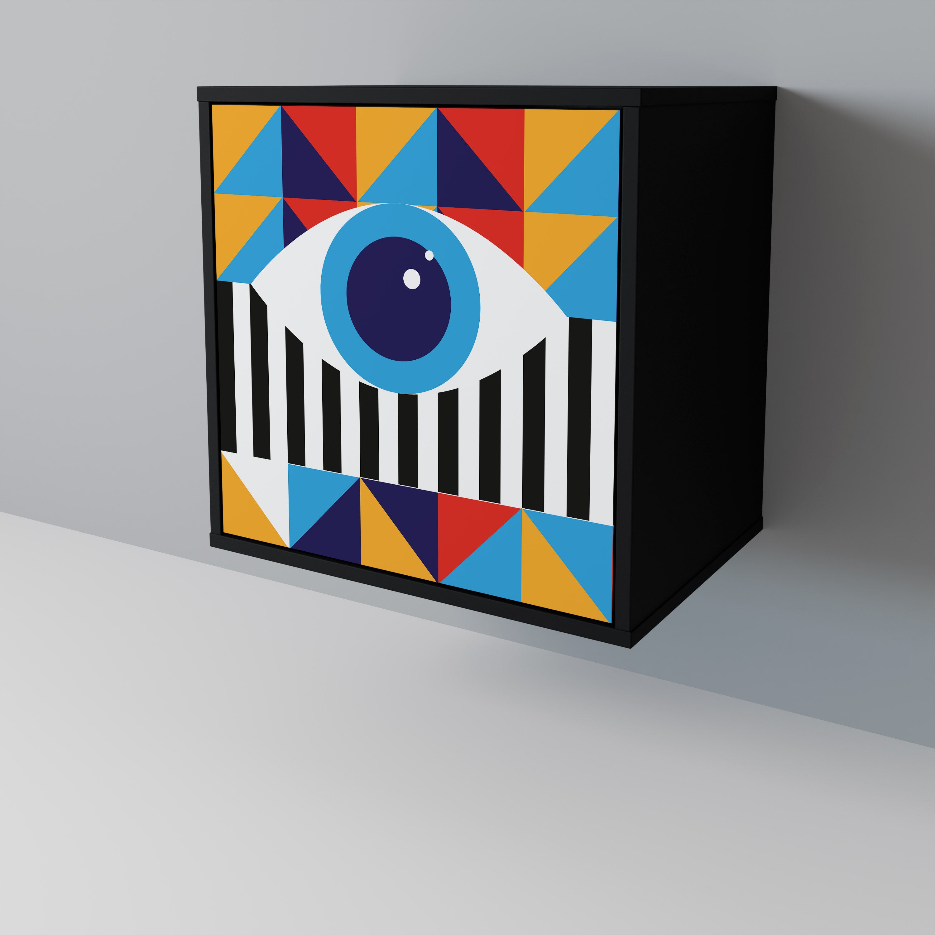 ABSTRACTION AND GEOMETRY 1-Door Sideboard