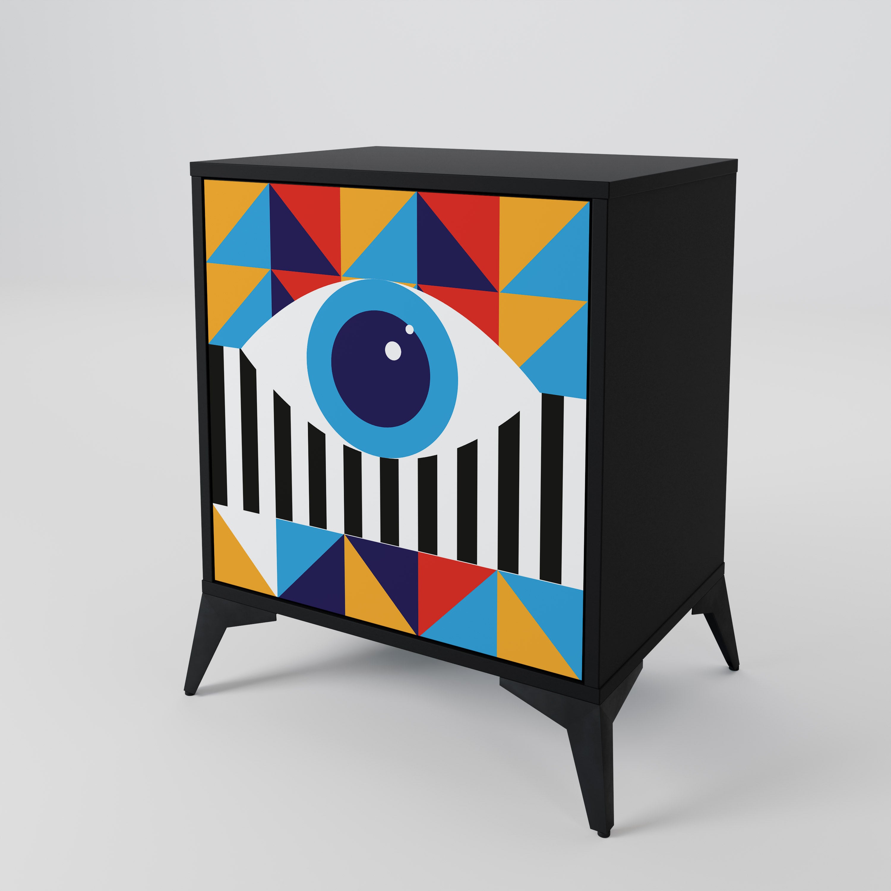 ABSTRACTION AND GEOMETRY 1-Door Sideboard