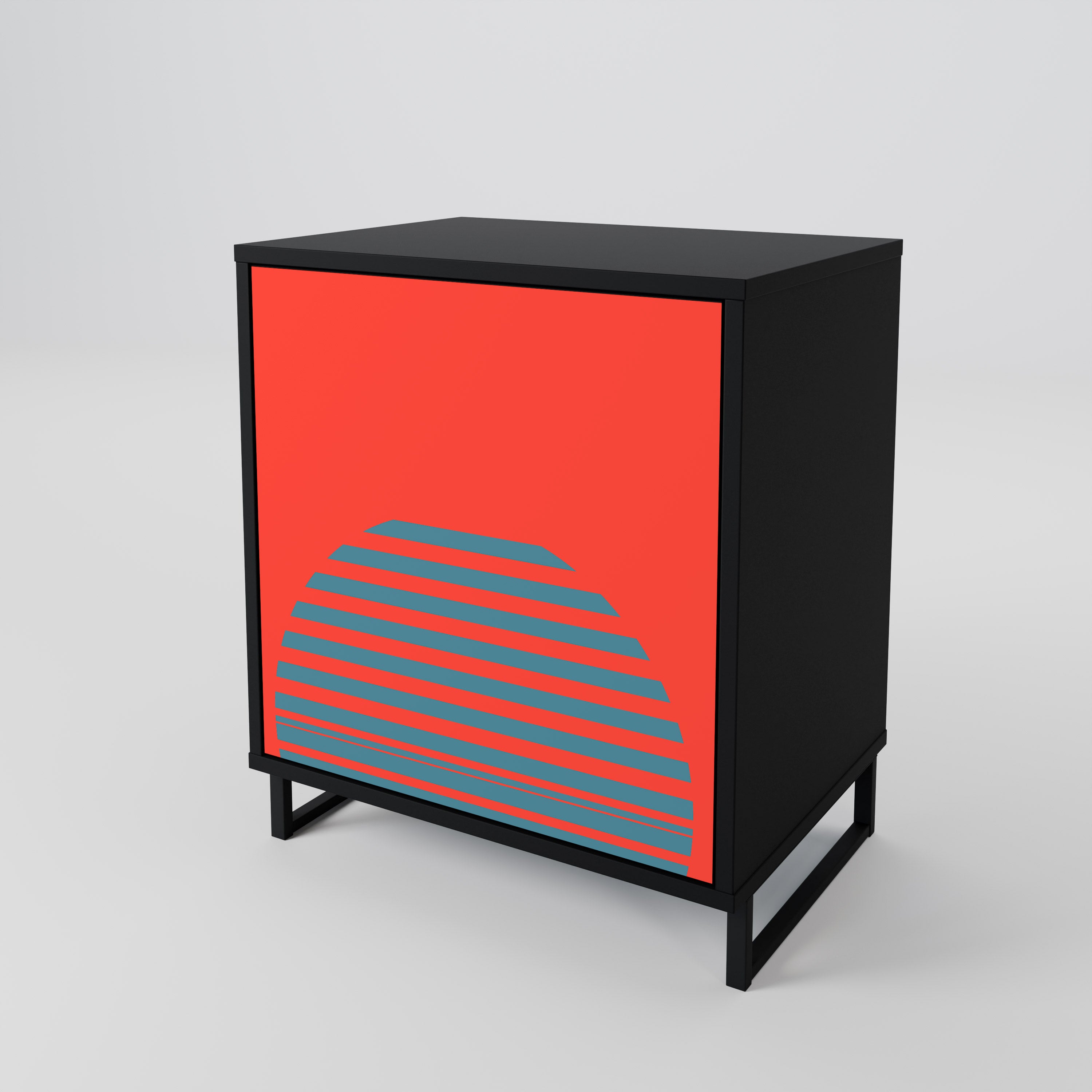RISING GEOMETRY STARS 1-Door Sideboard