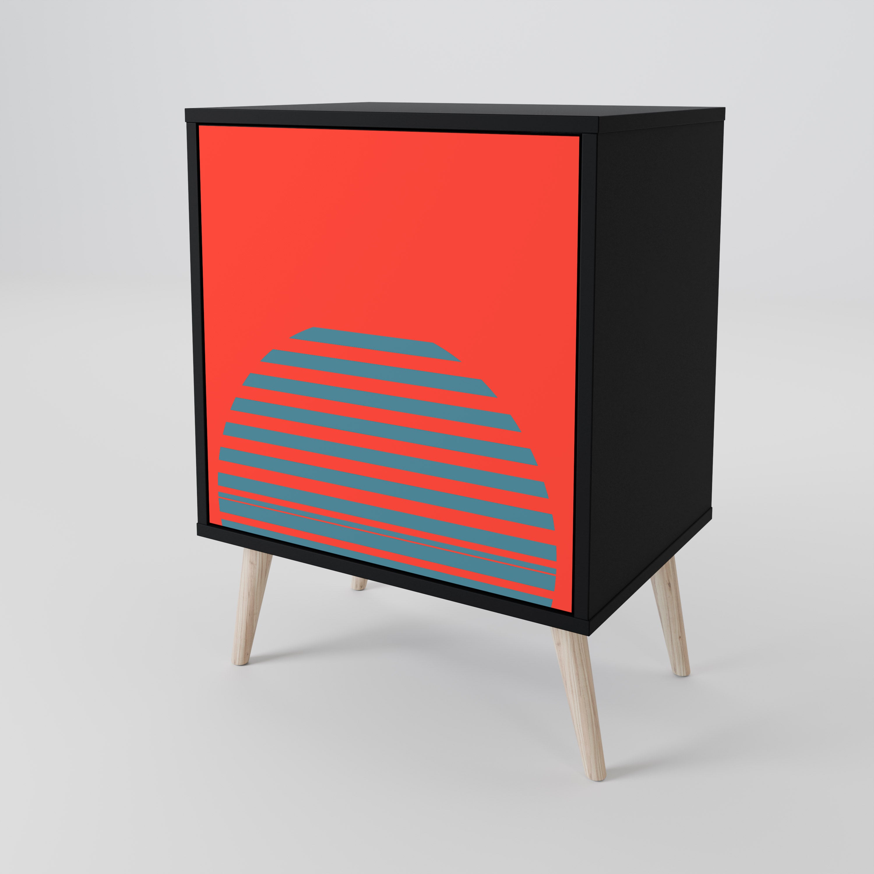RISING GEOMETRY STARS 1-Door Sideboard